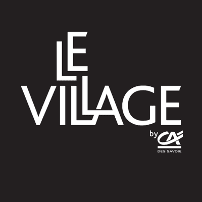 Logo de Le Village by CA des Savoie, représentant une marque d'innovation et d'entrepreneuriat en France.