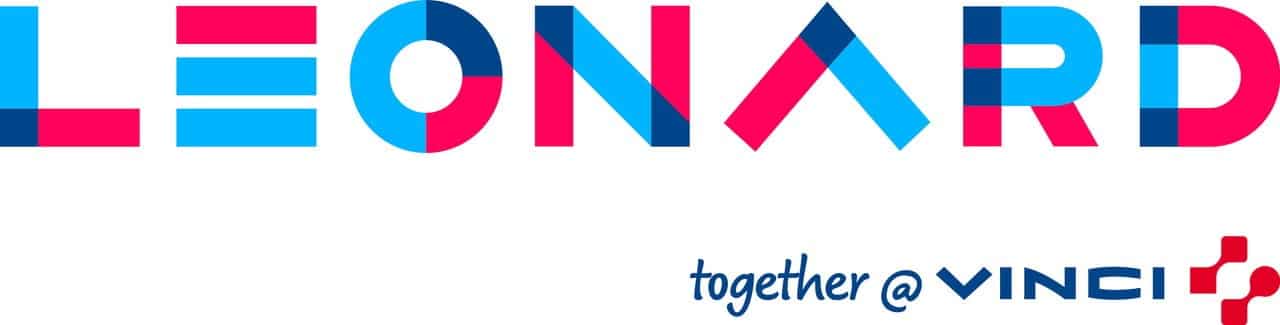 LogoLeonard Logo de Leonard avec le texte 'together @ VINCI' en couleurs vives, représentant une collaboration innovante.